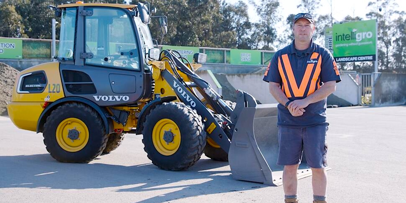 Volvo L20 Electric impresses New Zealand landscape company